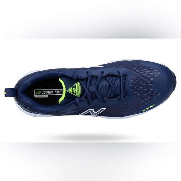 New Balance Men's Composite Toe Logic Industrial Boot, Navy/Lime EH, 8 Mild Use - Picture 2 of 13